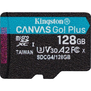 Kingston microSDXC Canvas Go! Plus 128GB A2/U3/V30 (SDCG4/128GBSP)