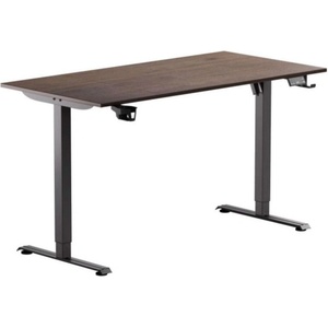 Antares Електрическо бюро Antares - Kento, 120 x 60, тъмен орех/черно (KENTO-BLACK/DARK WALNUT) - digit