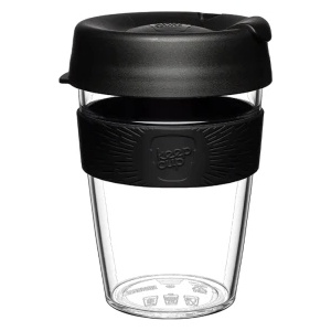 KeepCup Clear - 340, Black (CCBLA12)
