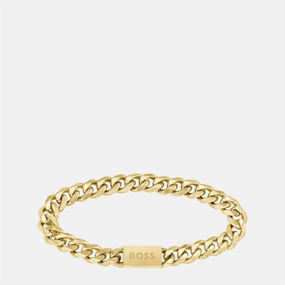 HUGO BOSS Men's Chain Bracelet with Magnetic Closure - Gold