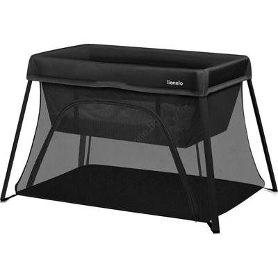 Lionelo - Преносима детска кошара 3 в 1 ALICE черна (LN0382)