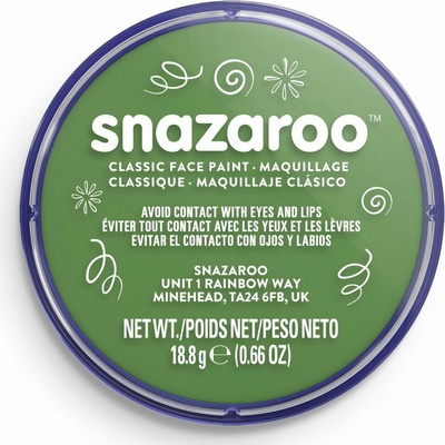 Snazaroo barva na obličej 18 ml Zelená tmavá Grass Green