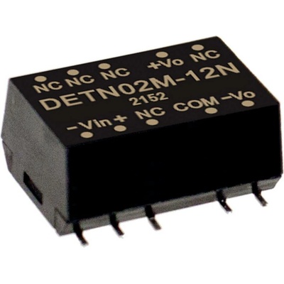 MEAN WELL DETN02M-05N DC / DC menič napätia, SMD 200 mA 2 W Počet výstupov: 2 x