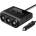 РАЗКЛОНИТЕЛ ЗА ЗАПАЛКА С ВОЛТМЕТЪР, 3 ГНЕЗДА, 4 x USB, ЧЕРЕН (CLP 4USB)
