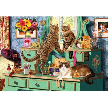 Image 1 of Anatolian - Puzzle Cats Dressing Table - 260 piese