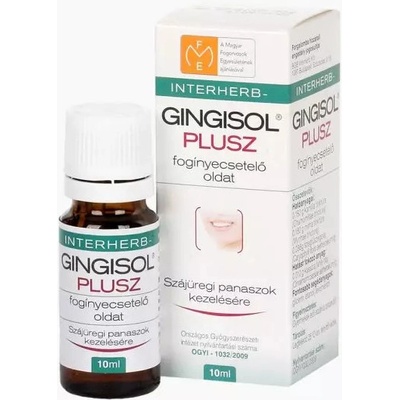Interherb Gingisol Plus Roztok na ošetření dásní a sliznic dutiny ústní 10 ml