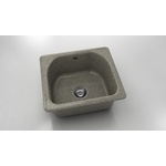 FAT Mивка Classic 207, Granicite, 940 Space Gray, с включен сифон Мивка за вграждане