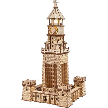UGears Дървен 3D пъзел Ugears от 340 части - Фарът на Александрия (U-70254 )