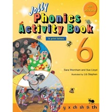 Jolly Phonics Activity Book 6 in Print Letters