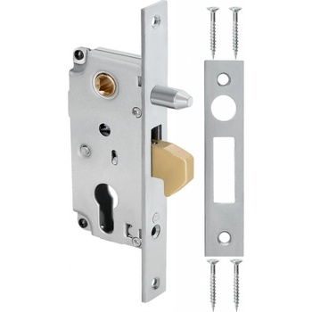 Hákový zámek posuvné brány, zádlab 40 mm, ovládání na kliku