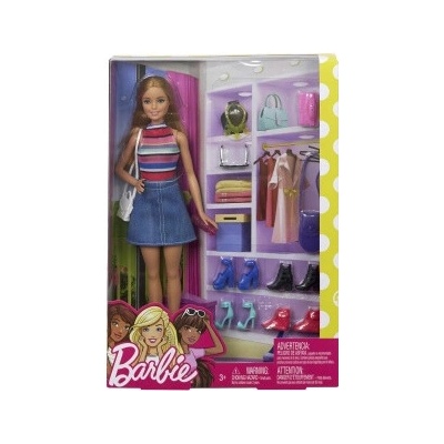 Barbie so štýlovými topánkami a doplnkami