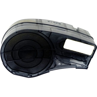FOPRINT Smršťovací bužírka - BRADY BD-M21-125-C-342-WT - 6 mm bílá - černý tisk - kompatibilní