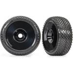 Traxxas колело 3.0", диск черен, гума Response Pro (2)