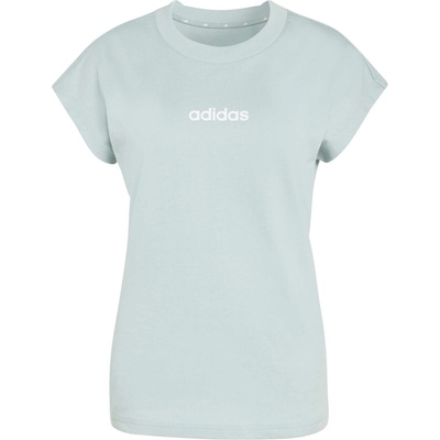 adidas Dámske tričko LINEAR SJ TEE W svetlo zelená Biela
