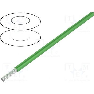 Alpha Wire 5852 GR005 HookUp Wire lanko Cu 28AWG PTFE zelená 600V 30,5m