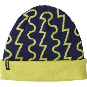 Patagonia Зимна шапка (beanie) Patagonia PowSlayer Beanie - Fresh Tracks: Clement Blue - размер One Size (904-4597-0311)