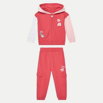 Guess Спортен коралов екип за мини момиче с розови детайли Guess