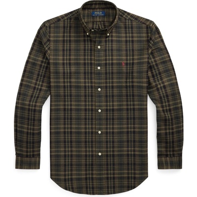 Ralph Lauren Риза с дълъг ръкав Polo Ralph Lauren Check Twill Long Sleeve Shirt - Olv Khaki Multi