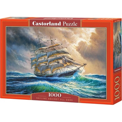 Castorland Пъзел Castorland от 1000 части - Плаване въпреки шансовете (C-104529-2)