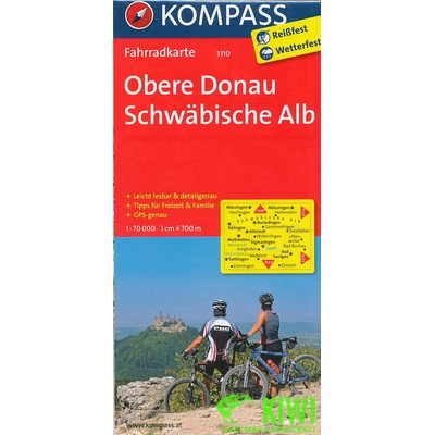 Obere donau Swäbische Alb 3110 1:70T NKOM