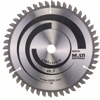 Bosch Multi Material, 184 mm, otvor 16 mm, 48 zubov