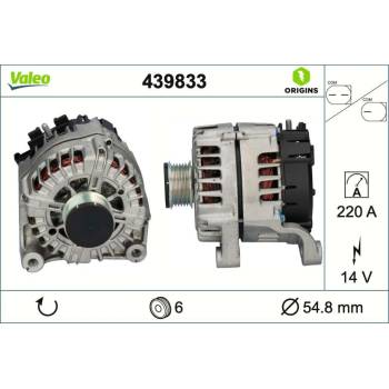 Generátor VALEO 439833