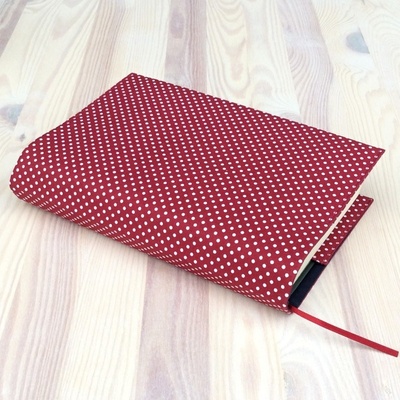 Obal na knihu Puntíky na bordó UNI-M1098 – Zboží Dáma