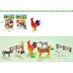 Armtoys Комплект домашни животни за игра 6 бр. с ограда в плик - igrachko
