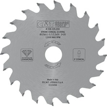 CMT Xtreme Diamantový predrezový kotúč kónický - D120x3,1-3,7 d20 Z20