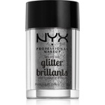 NYX Cosmetics Face & Body Glitter Brillants брокат за лице и тяло цвят 10 Silver 2.5 гр