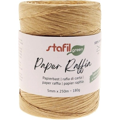 Stafil Papírová příze Raffia 250 m přírodní