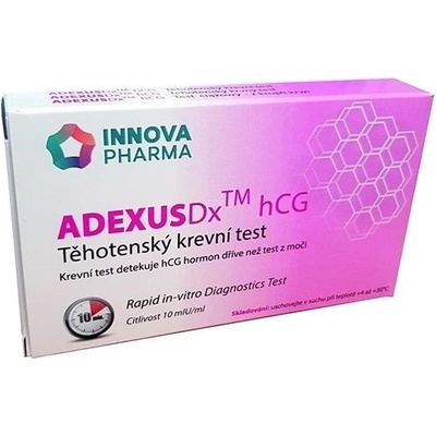Innova Pharma Adexus hCG těhotenský krevní test – Zboží Dáma