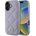 GUESS Калъф Guess Quilted Metal Logo за iPhone 16 - светло лилав (3666339346461)