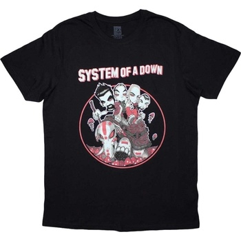 System of a Down Риза Mushroom People Unisex Black L (SOADTS22MB03)