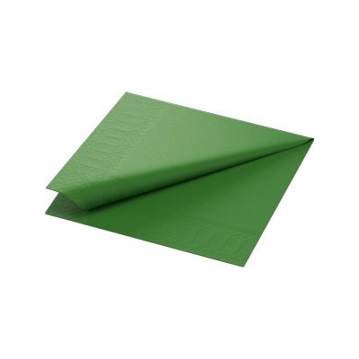 Duni Jednofarebné servítky listovo zelená 2V 33x33cm 125ks