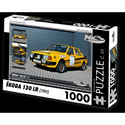 Retro-auta č. 59 Škoda 130 LR 1984 1000 dielov