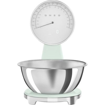 Smeg Kuchyňská váha s nerezovou miskou KSF01, pastelově zelená KSF01PGWW