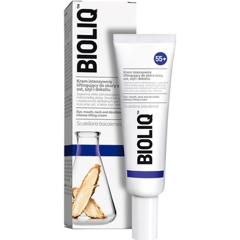 Bioliq 55+ intenzivní liftingový krém pro jemnou pleť kolem očí, úst, krku i dekoltu (Scutellaria Baicalensis) 30 ml