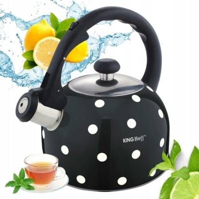 Kinghoff Varná konvice černá 2,6 l