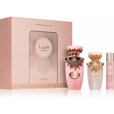 Lattafa Haya EDP 100 ml + EDP 12 ml + EDP na vlasy 50 ml