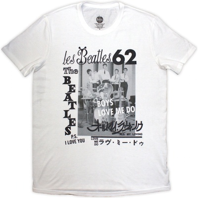 The Beatles 1962 White L Риза (BEATTEE618MW03)
