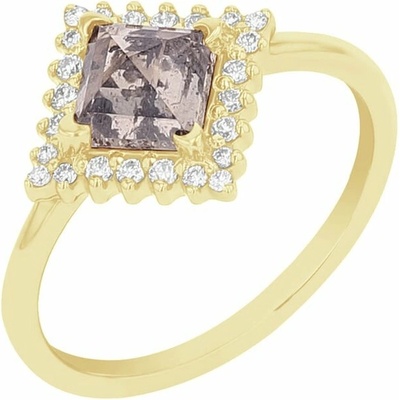 Eppi Prsten se salt and pepper diamantem a lab grown diamanty Guerra R44769