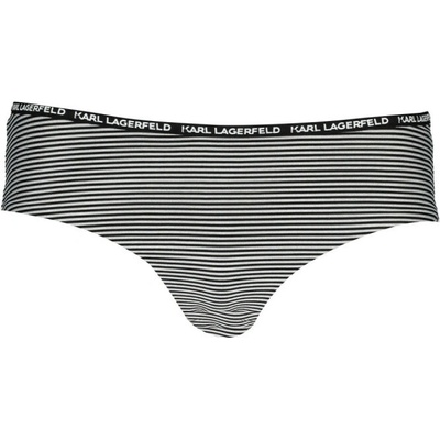 Karl Lagerfeld Beachwear Perfektné dámske plavky Spodný diel Čierna