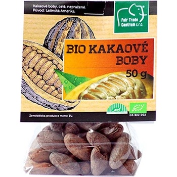 Fair Trade Kakaové boby celé nepražené Bio 50 g