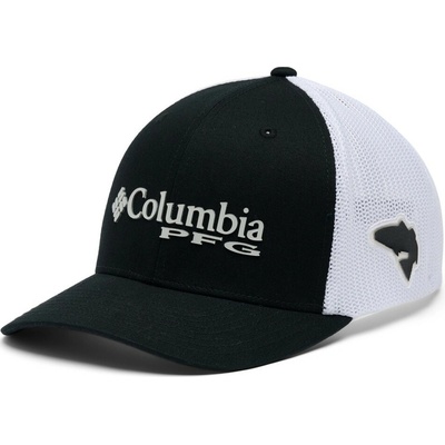Columbia PFG Logo Mesh Ball Cap Black