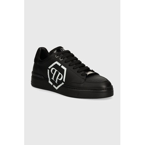 Philipp Plein Кожени маратонки Lo-Top Hexagon (MSC3981.PLE005N.0202)