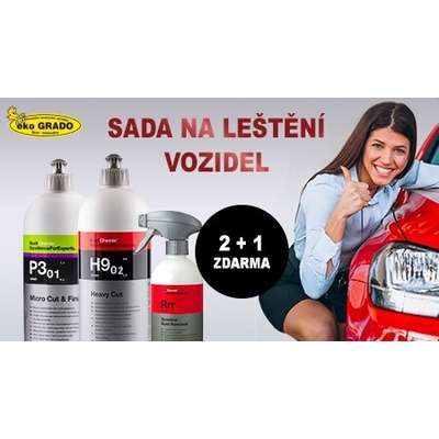 Koch Chemie Sada na leštění vozidel malá 2 + 1