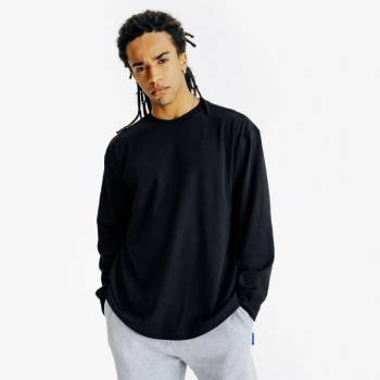 Decathlon pánské tričko s dlouhým rukávem Elementals černá