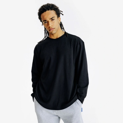 Decathlon pánské tričko s dlouhým rukávem Elementals černá