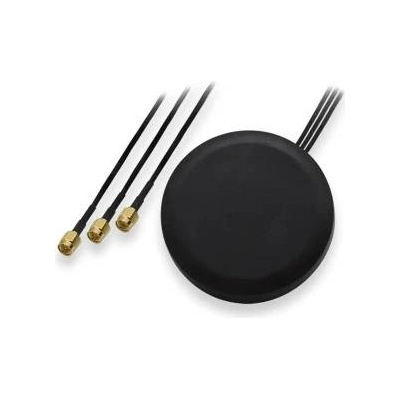 Teltonika COMBO SISO Mobile/GNSS/WIFI ROOF SMA antenna PR1KCS28, 28 dBi, 1.57542-1.61 0.85/0.9/1.8/1.9/2.17 2.35-2.5 GHz, 50 O, Male, Vertical
